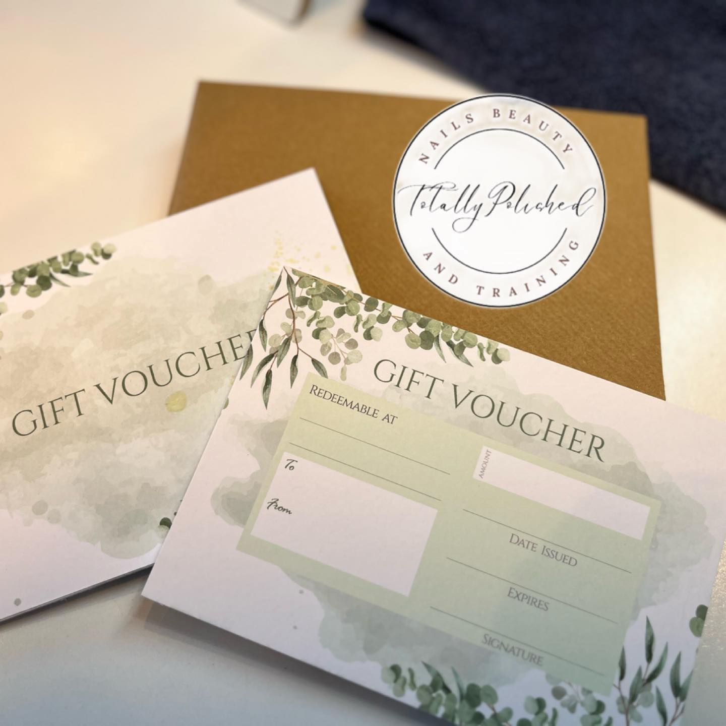Tottaly Polished Gift Vouchers
